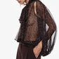 CAMICIA AMPIA CON FIOCCO FRONTALE E STAMPA ANIMALIER CNA0KHB IMPERIAL.