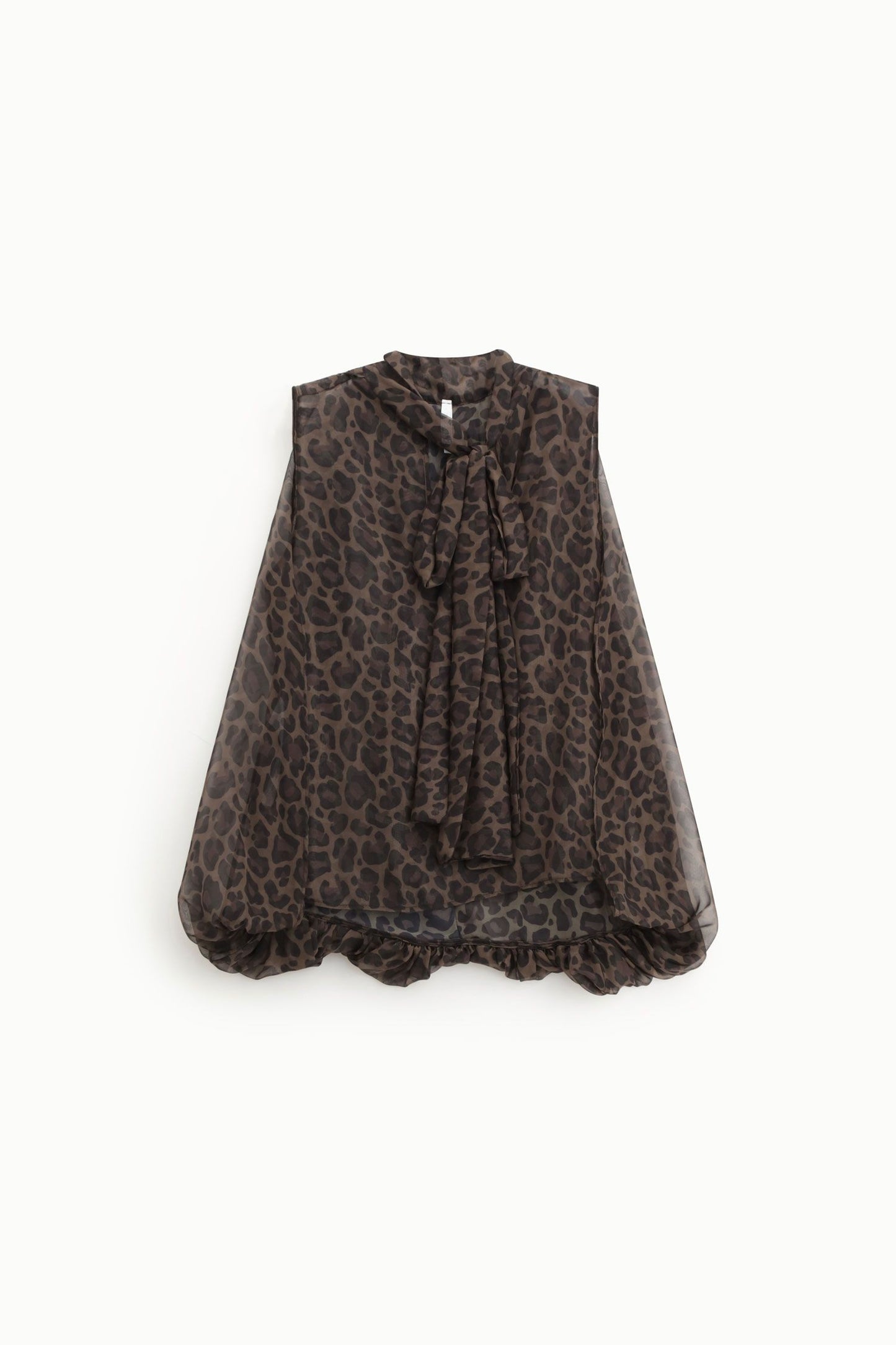 CAMICIA AMPIA CON FIOCCO FRONTALE E STAMPA ANIMALIER CNA0KHB IMPERIAL.