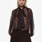 CAMICIA AMPIA CON FIOCCO FRONTALE E STAMPA ANIMALIER CNA0KHB IMPERIAL.