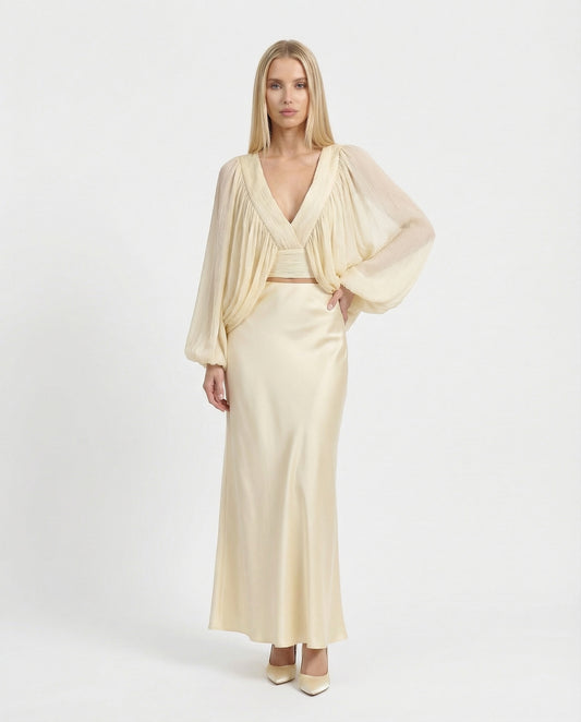 CAMICIA MANICHE A PALLONCINO CNO5LGF BURRO IMPERIAL.