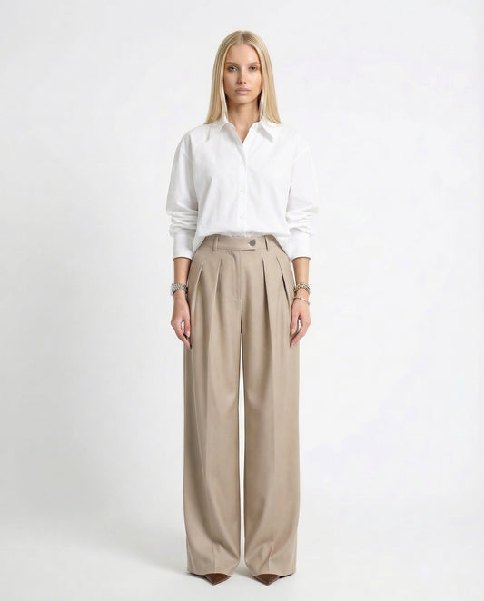 CAMICIA A PALLONCINO 26C4332 BIANCO TENSIONE IN.