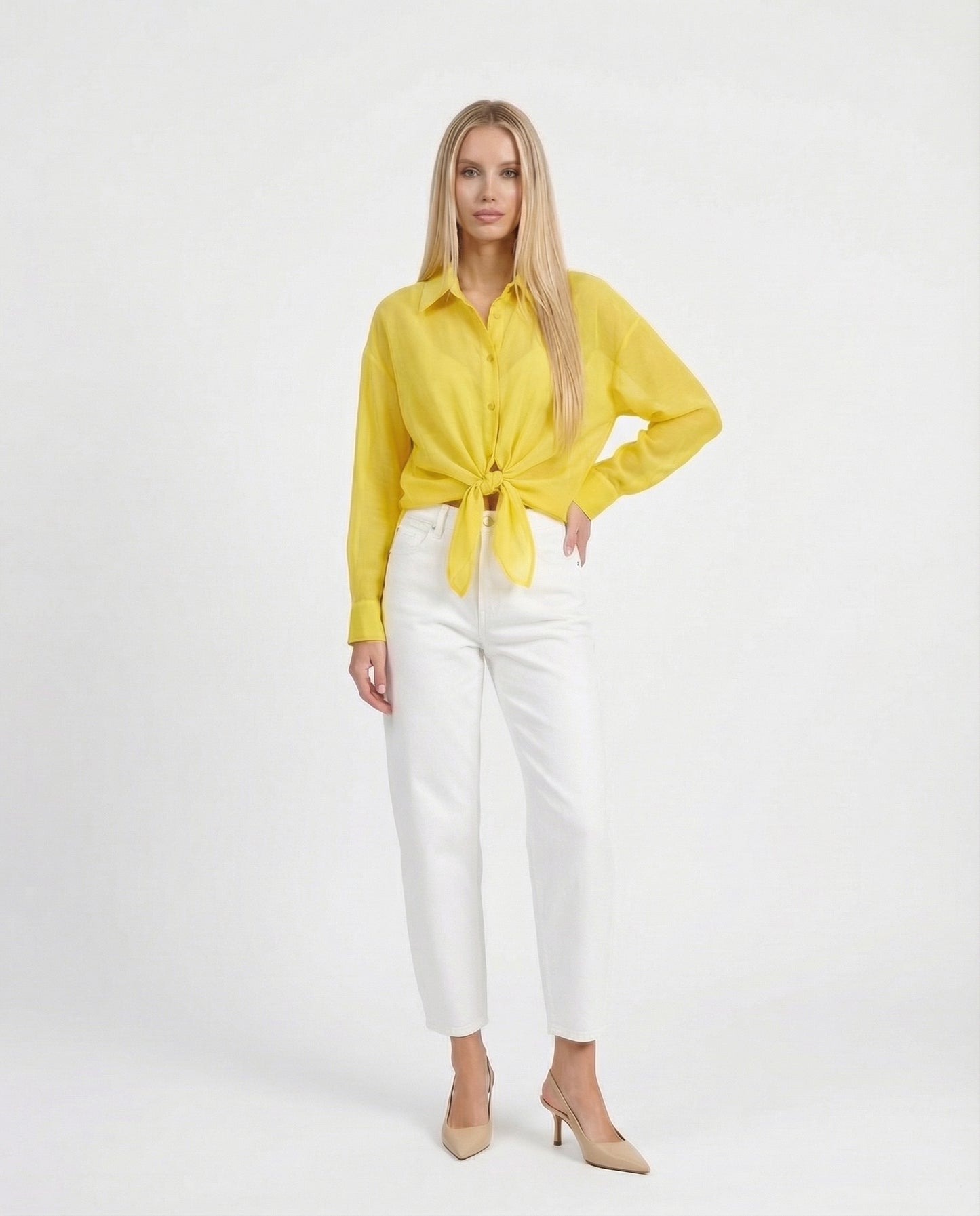 CAMICIA C9990030V GIALLO IMPERIAL.