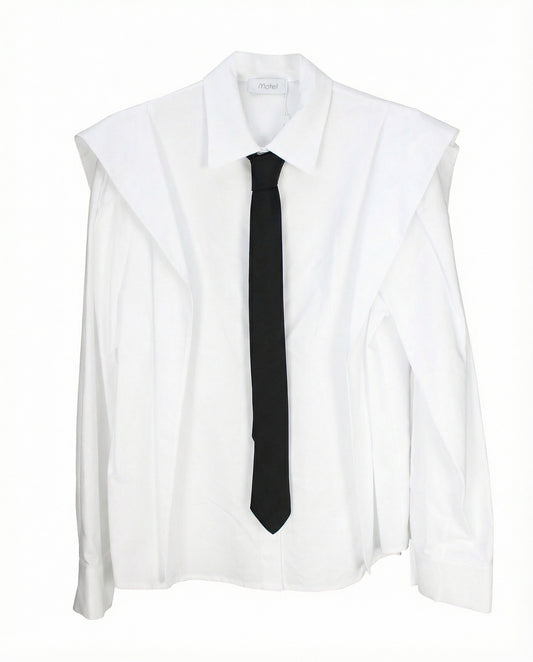 CAMICIA CON CRAVATTA 38213G BIANCO MOTEL.