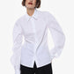 CAMICIA MANICHE AMPIE CNE0KFP BIANCO IMPERIAL.