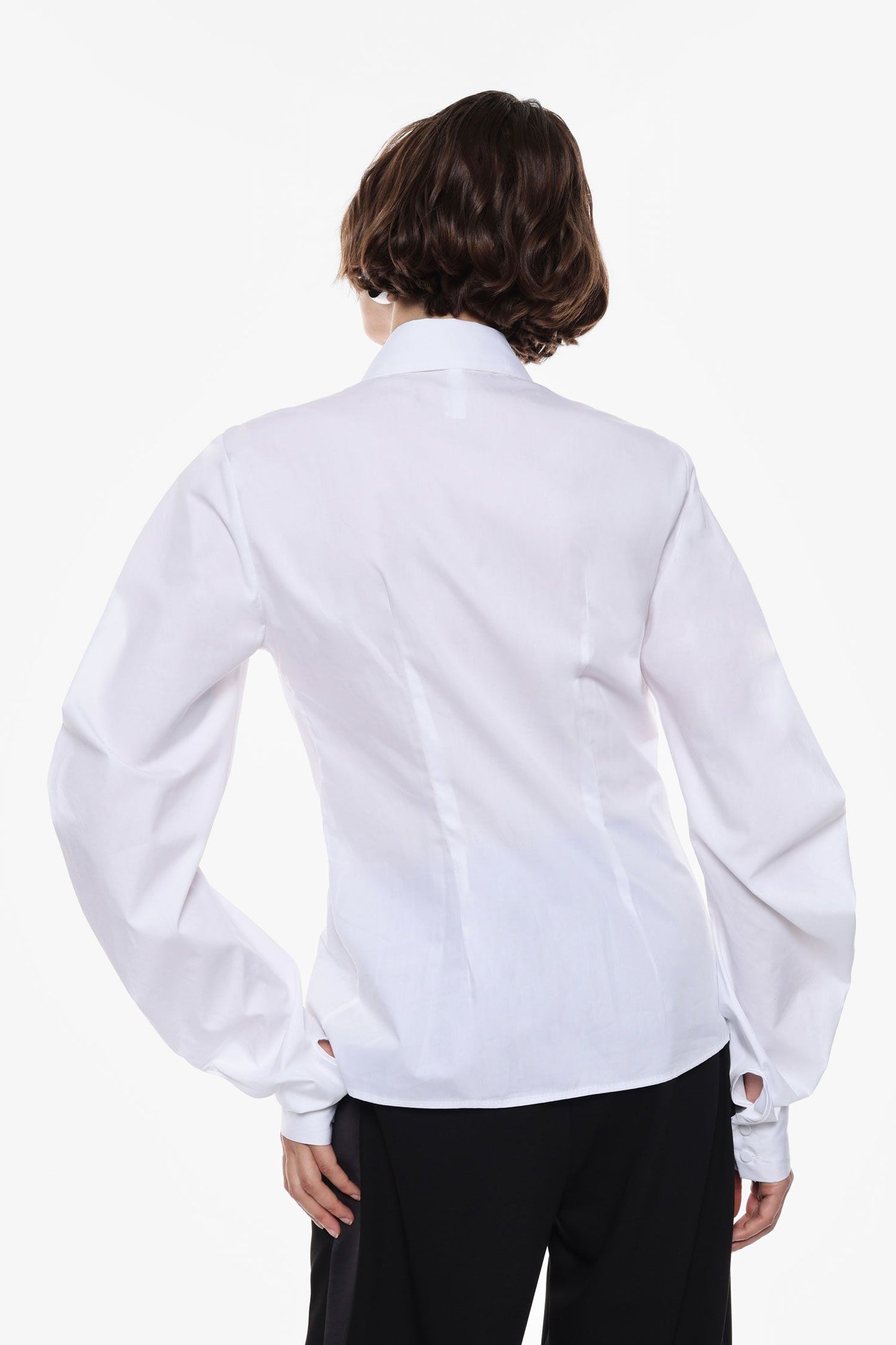 CAMICIA MANICHE AMPIE CNE0KFP BIANCO IMPERIAL.