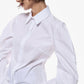 CAMICIA MANICHE AMPIE CNE0KFP BIANCO IMPERIAL.