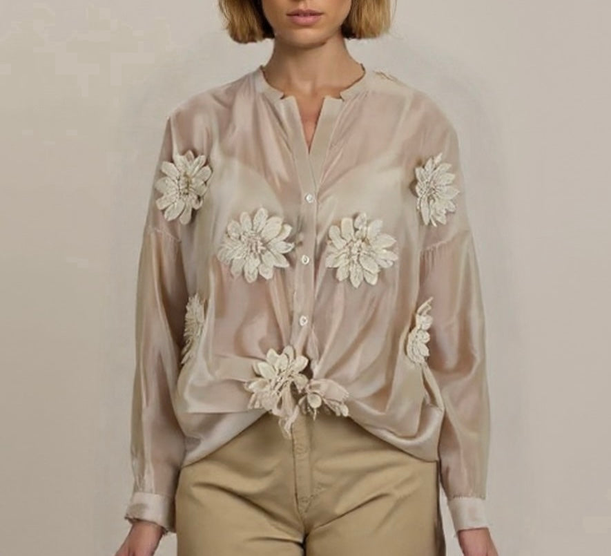CAMICIA S25C250 NUDE TENSIONE IN.