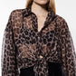 CAMICIA STAMPA ANIMALIER E NODO CAMMELLO/MORO IMPERIAL.