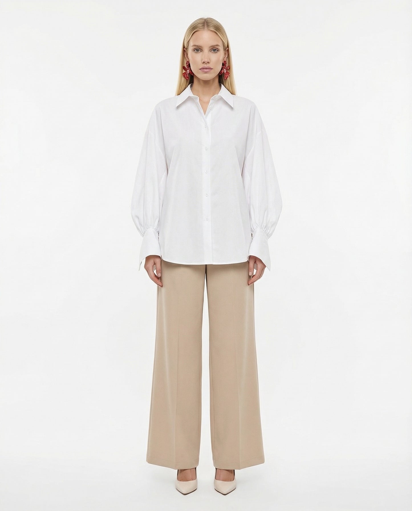 CAMICIA CNJ6LFP BIANCO IMPERIAL.