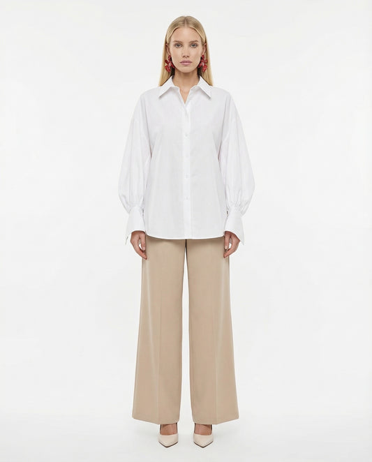 CAMICIA CNJ6LFP BIANCO IMPERIAL.