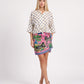 CAMICIA MISTO SETA 40006 FIORELLINI TENSIONE IN.