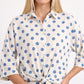 CAMICIA MISTO SETA 40006 FIORELLINI TENSIONE IN.