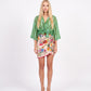 CAMICIA RIGHE 40008 TIFFANY/VERDE TENSIONE IN.