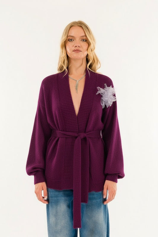 CARDIGAN  3M0974C PORPORA KONTATTO