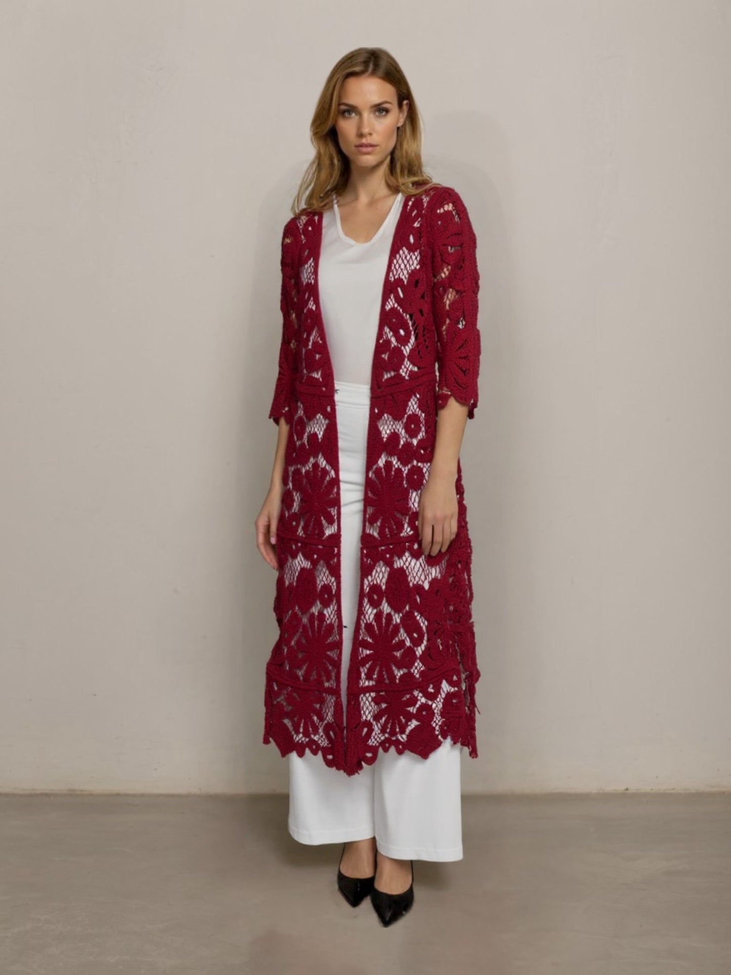 CARDIGAN  CT2496 AMARANTO TENSIONE IN.