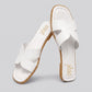 CIABATTINA OVYE IN PELLE T10CR01 BIANCO