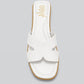 CIABATTINA OVYE IN PELLE T10CR01 BIANCO
