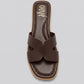 CIABATTINA OVYE IN PELLE T10CR01 MORO