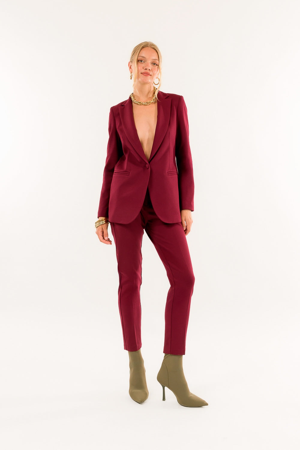 COMPLETO GIACCA CO210C BORDEAUX KONTATTO