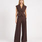 COMPLETO GILET E PANTALONE JBN7LHX CAFFE' IMPERIAL.