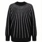 MAGLIA A PIPISTRELLO  XL66727 NERO D'ELLE.