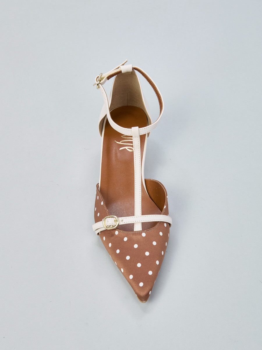 Décolleté T-Strap In Raso OVYE