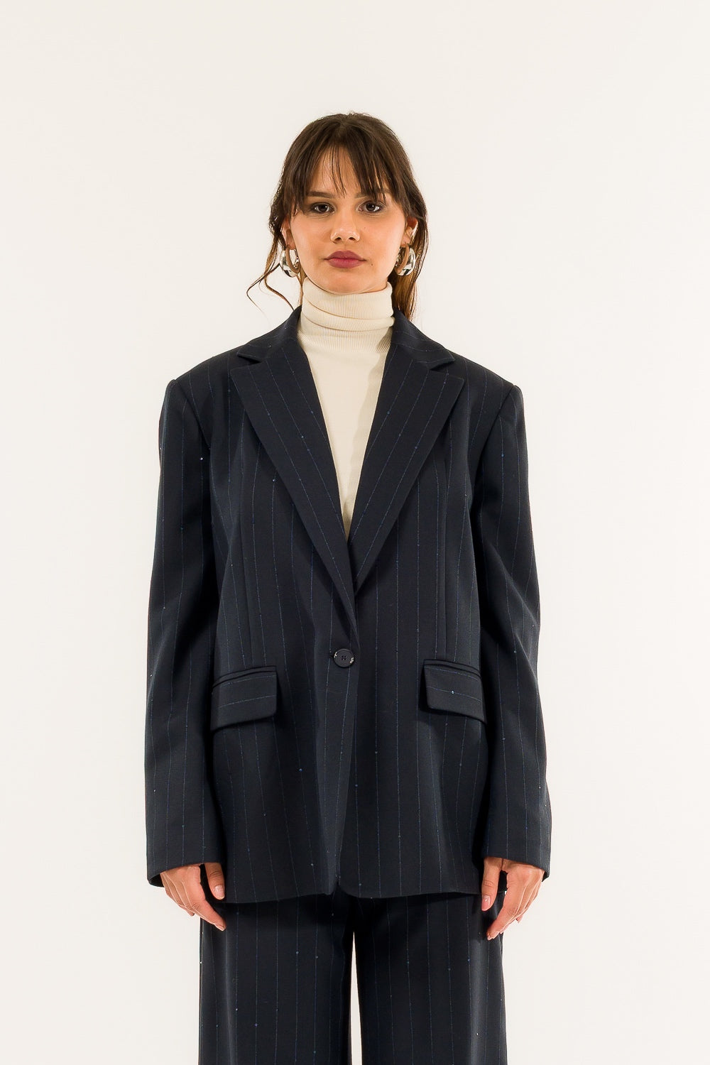 GIACCA OVER MA4003C BLU  KONTATTO