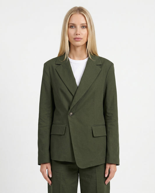 GIACCA ASIMMETRICA G101 MILITARE TENSIONE IN.