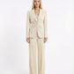 BLAZER CON ABBOTTONATURA FRONTALE E SPALLE STRUTTURATE JBO6LJT BURRO IMPERIAL.