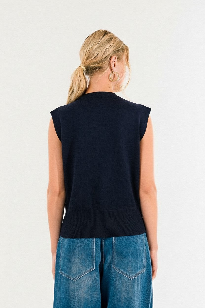 GILET 3M0945C BLU/BLUE KONTATTO