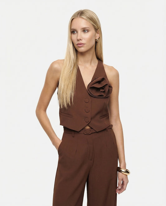 GILET LD42LHX CACAO IMPERIAL.