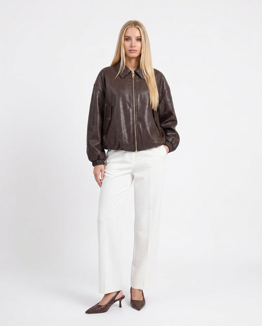 GIUBBINO BOMBER 26B3678 MORO MOTEL.