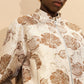 GIUBBOTTO BOMBER CON RICAMO FLOREALE BEIGE IMPERIAL.