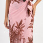 GONNA LUNGA PE260550 ROSA/MORO TENSIONE IN.