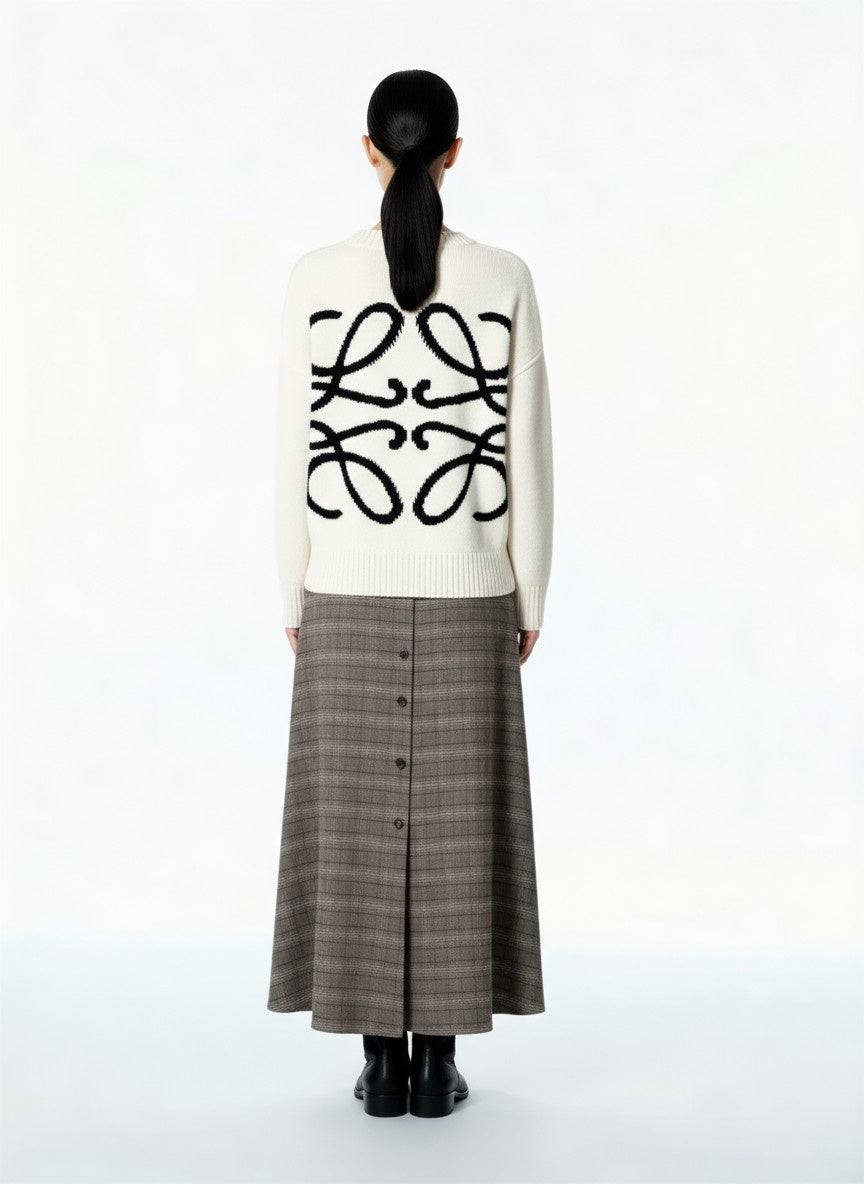 GONNA LUNGA PRINCIPE DI GALLES W25G985 MOTEL.