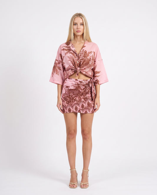 GONNA PAREO PE260551 ROSA/MORO TENSIONE IN.