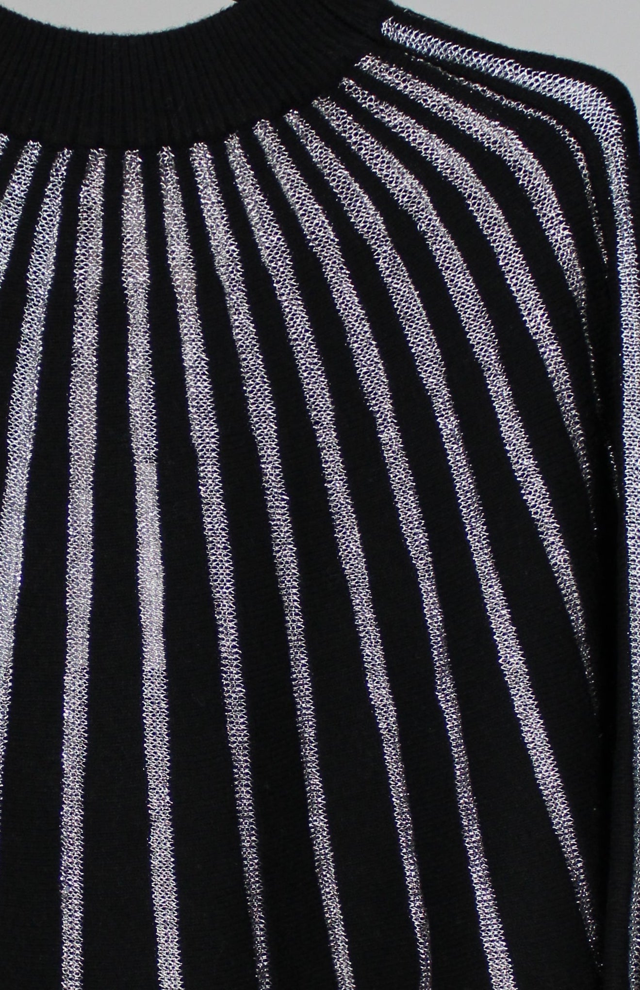 MAGLIA A PIPISTRELLO  XL66727 NERO D'ELLE.