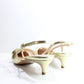 SLINGBACK FIBBIE PLATINO OVYE
