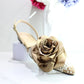SLINGBACK IN RAFIA CON FIORE OVYE