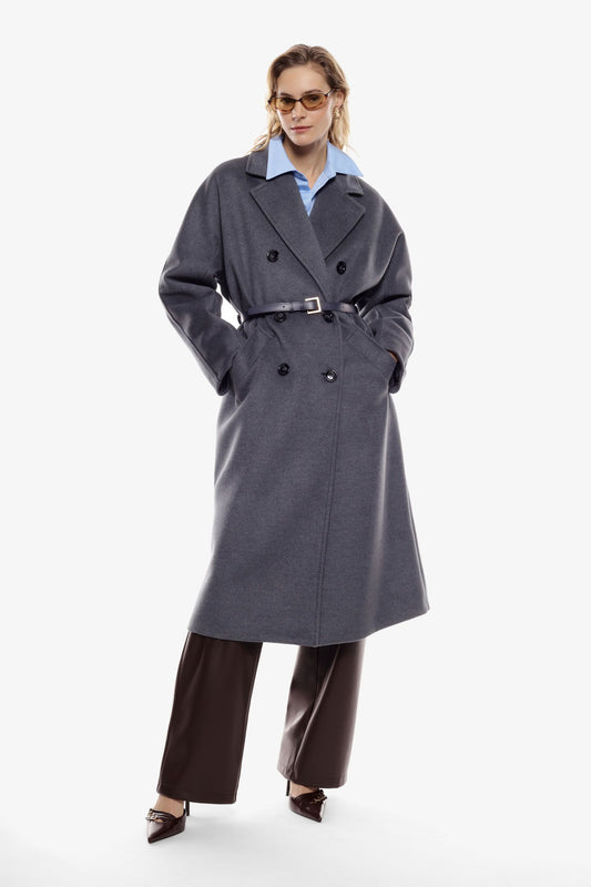 CAPPOTTO DOPPIOPETTO KH36KYH ANTRACITE IMPERIAL.