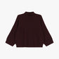 MAGLIA GIROCOLLO MANICHE A TRE QUARTI  M3025860 PRUGNA IMPERIAL.