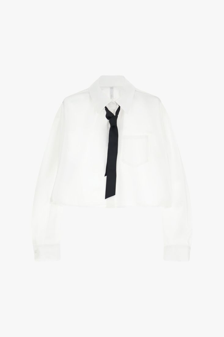 Camicia corta con cravatta sottile IMPERIAL.