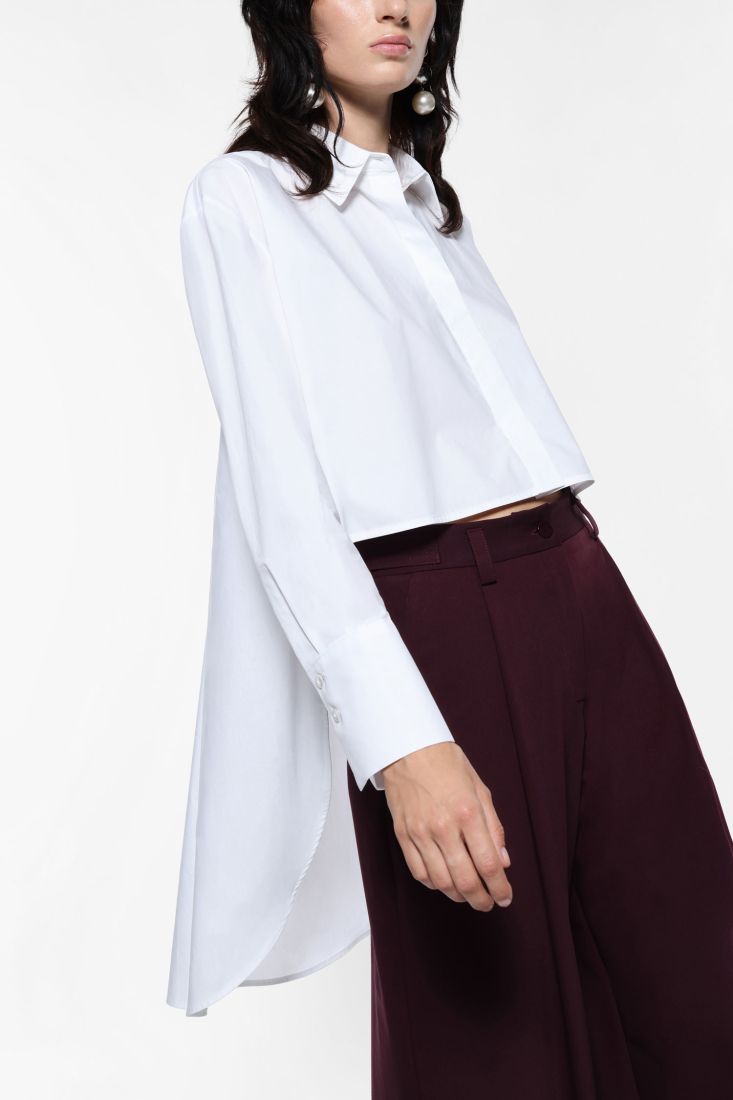 Camicia asimmetrica a maniche lunghe IMPERIAL.