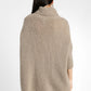 MAGLIA OVERSIZE COLLO ALTO M3025889 TAUPE IMPERIAL.