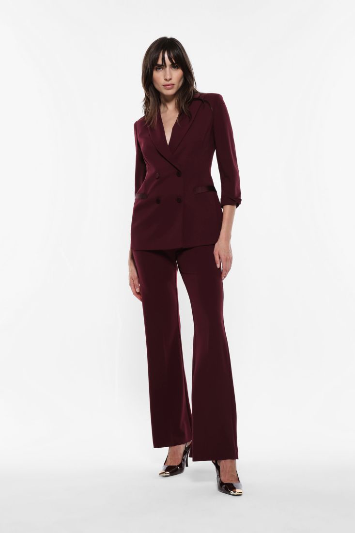 TAILLEUR GIACCA DOPPIOPETTO CON REVER A LANCIA IMPERIAL MARSALA