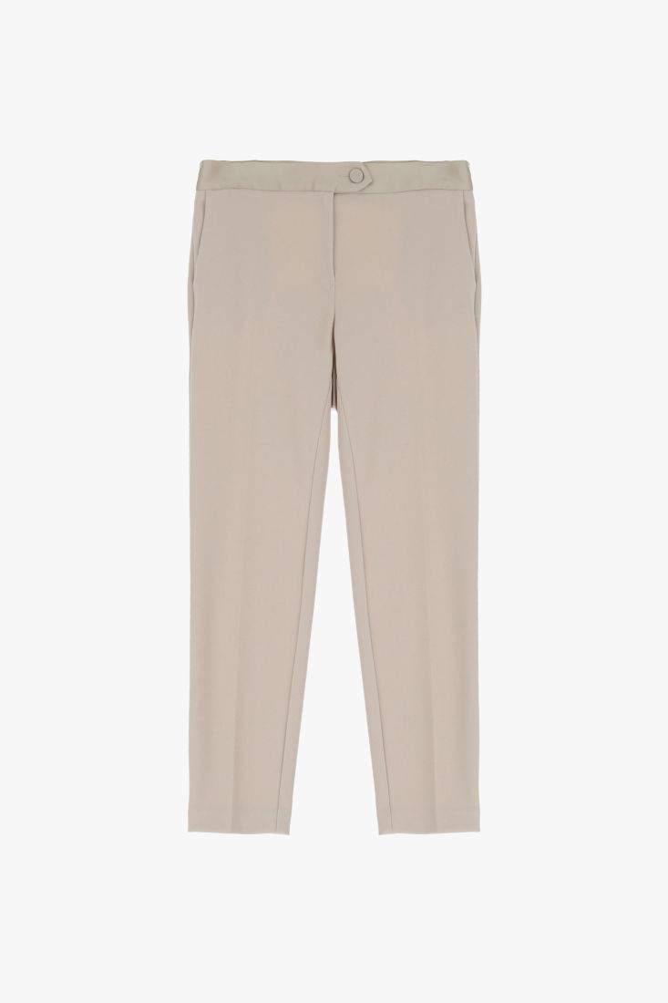Pantaloni slim a vita alta IMPERIAL.