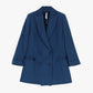Tailleur giacca doppiopetto monocolour con rever a lancia e pantalone flare IMPERIAL