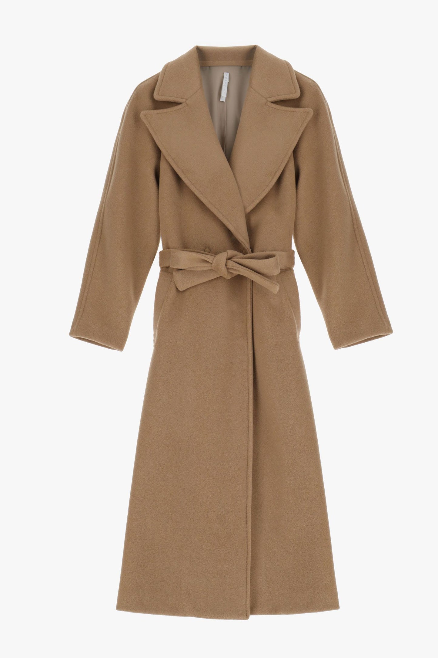 Cappotto midi con rever a lancia e fusciacca IMPERIAL