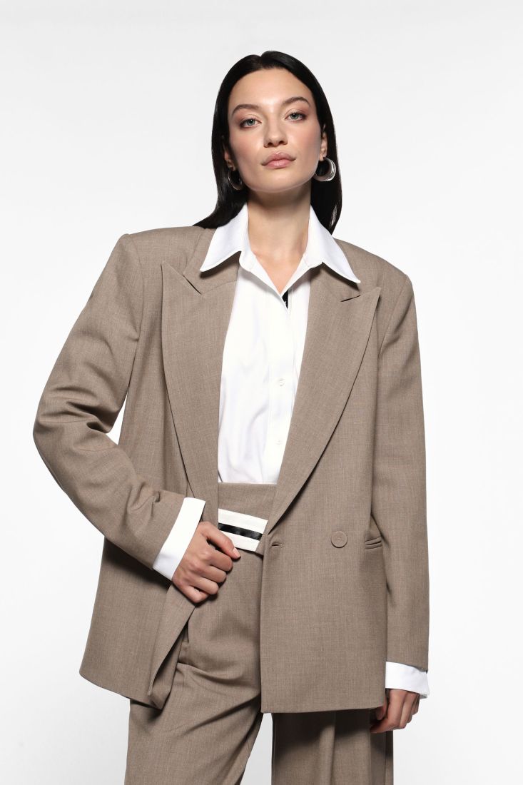 Blazer doppiopetto con rever a punta IMPERIAL.