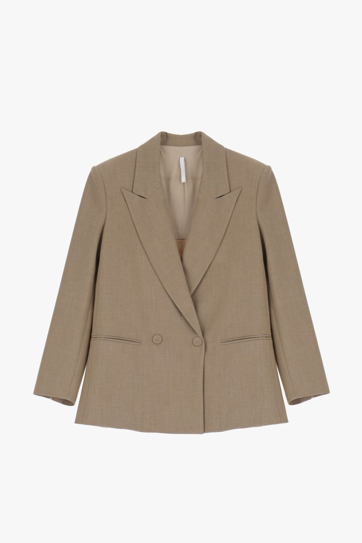 Blazer doppiopetto con rever a punta IMPERIAL.
